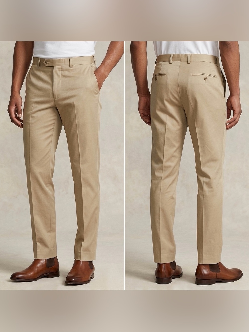 Daniel HL Men's Khaki Color Dress Pants 42R 36W